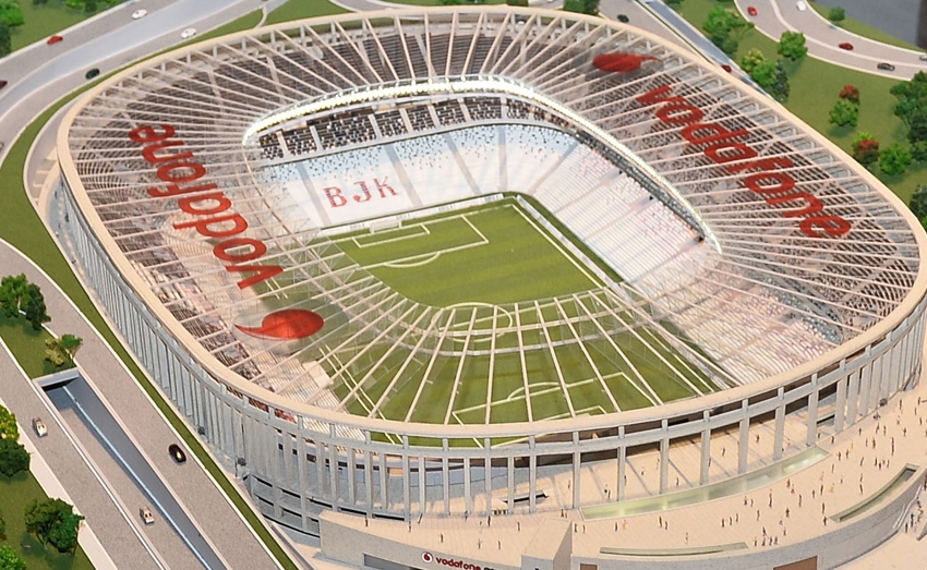 İŞTE BEŞİKTAŞ'IN YENİ STADI VODAFONE ARENA 14