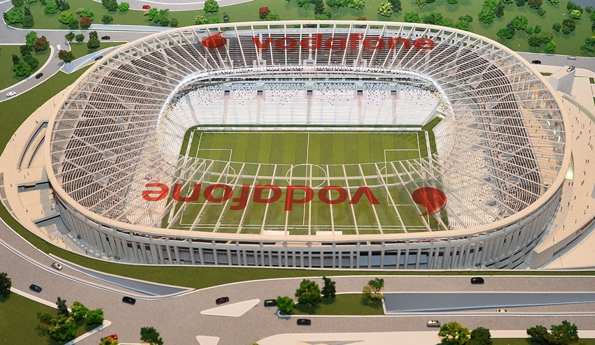 İŞTE BEŞİKTAŞ'IN YENİ STADI VODAFONE ARENA 16