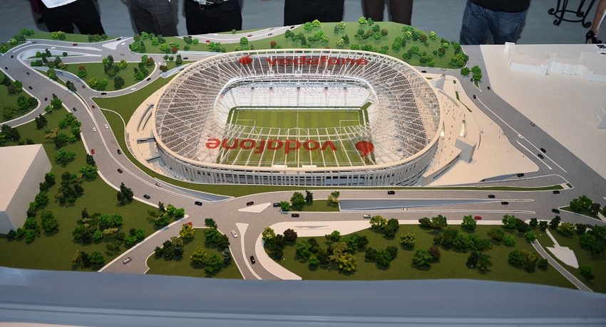 İŞTE BEŞİKTAŞ'IN YENİ STADI VODAFONE ARENA