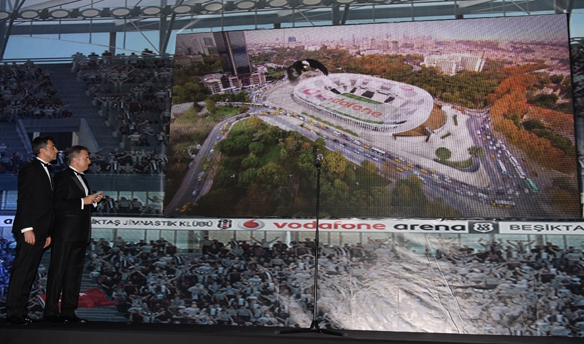 İŞTE BEŞİKTAŞ'IN YENİ STADI VODAFONE ARENA