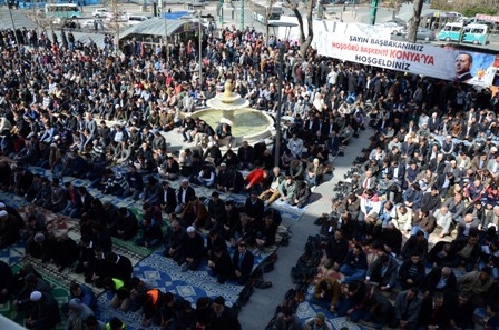 Başbakan'a Konya'da sevgi seli 6