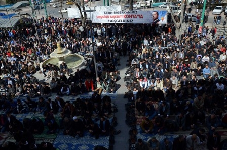 Başbakan'a Konya'da sevgi seli 7