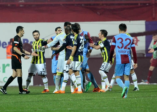 TRABZONSPOR  - FENERBAHÇE MAÇI OLAYLI BİTTİ 21