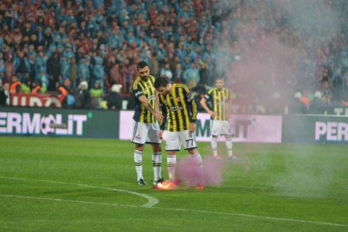 TRABZONSPOR  - FENERBAHÇE MAÇI OLAYLI BİTTİ 64
