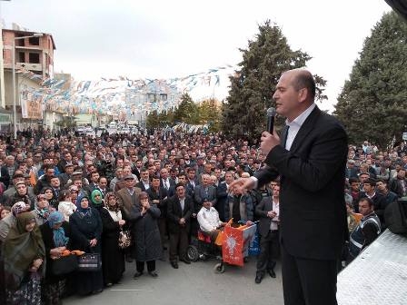 AK Parti Genel Başkan Yardımcısı Soylu Karapınar'da 2