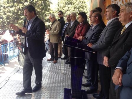 Davutoğlu Karapınar'da gövde gösterisi yaptı 2