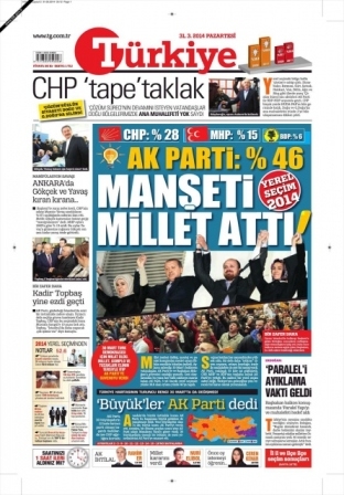 Yerel seçim sonrası gazetelerin manşetleri 14