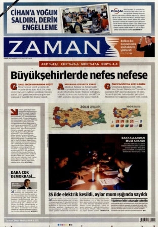 Yerel seçim sonrası gazetelerin manşetleri 21