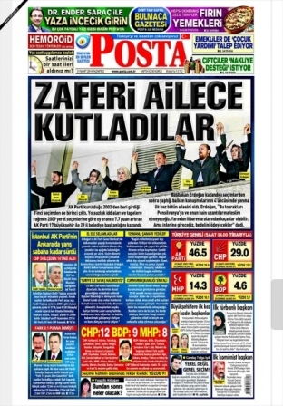 Yerel seçim sonrası gazetelerin manşetleri 22