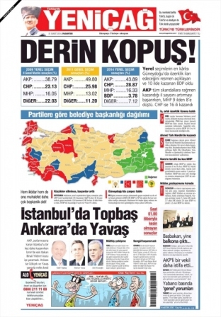 Yerel seçim sonrası gazetelerin manşetleri 5