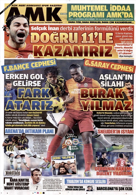 BUGÜNKÜ GAZETE MANŞETLERİ (3 NİSAN PERŞEMBE 2014) 38