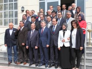 Başkanların mazbata töreninden kareler