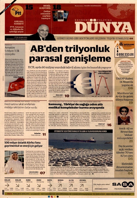 BUGÜNKÜ GAZETE MANŞETLERİ (7 NİSAN 2014 PAZARTESİ) 22