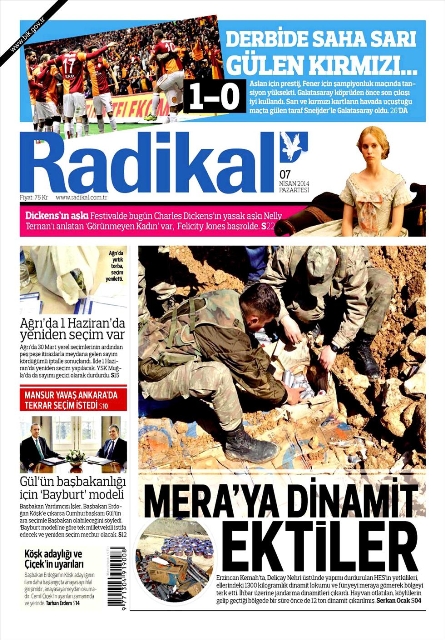 BUGÜNKÜ GAZETE MANŞETLERİ (7 NİSAN 2014 PAZARTESİ) 5