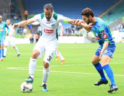 ÇAYKUR RİZESPOR: 3 - TORKU KONYASPOR:1 32