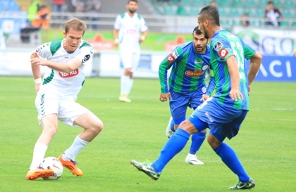 ÇAYKUR RİZESPOR: 3 - TORKU KONYASPOR:1 33