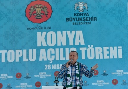 BAŞBAKAN KONYA'YA TEŞEKKÜR ETTİ
