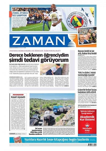 Fenerbahçe gazete manşetlerini süsledi 11