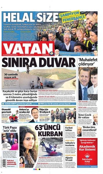 Fenerbahçe gazete manşetlerini süsledi 12