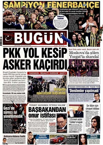 Fenerbahçe gazete manşetlerini süsledi 18