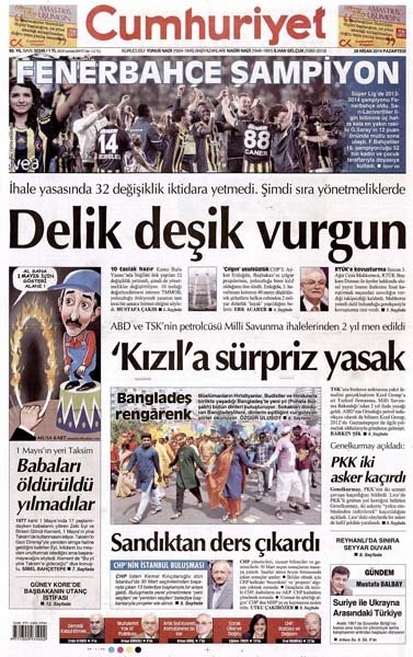Fenerbahçe gazete manşetlerini süsledi