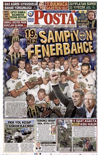 Fenerbahçe gazete manşetlerini süsledi 8