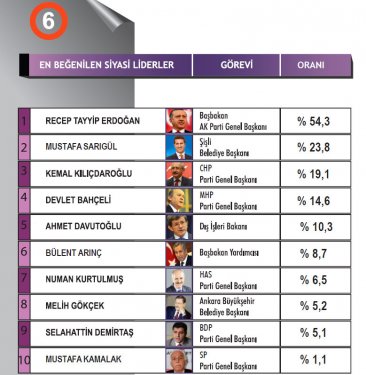 Türkiyede siyasi gündem araştırması 7