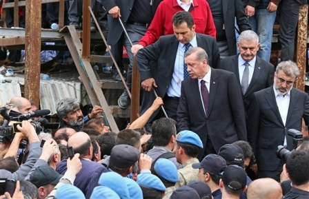 Başbakan Recep Tayyip Erdoğan Soma'da 1