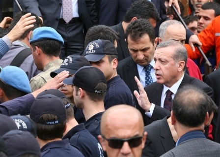 Başbakan Recep Tayyip Erdoğan Soma'da 2