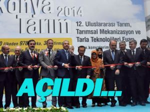 Konya Tarım Fuarı açıldı
