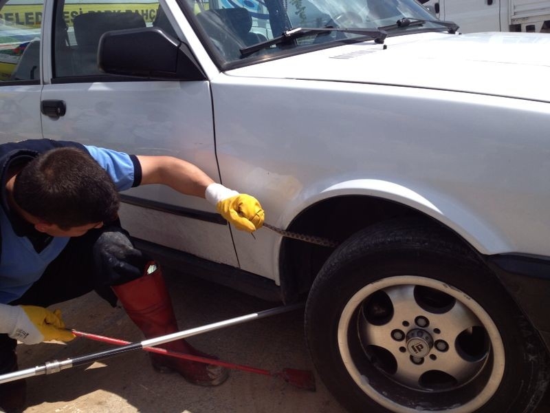 Konya'da yılan paniğe sebep oldu 6