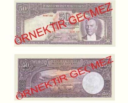 İSMET İNÖNÜ PARALARA KENDİ RESMİNİ BASTIRDI 12
