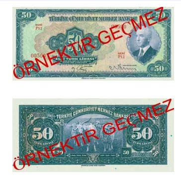 İSMET İNÖNÜ PARALARA KENDİ RESMİNİ BASTIRDI 18
