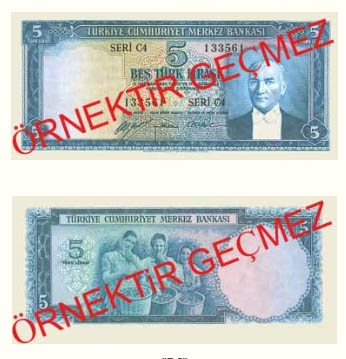 İSMET İNÖNÜ PARALARA KENDİ RESMİNİ BASTIRDI 25