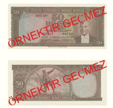 İSMET İNÖNÜ PARALARA KENDİ RESMİNİ BASTIRDI 27