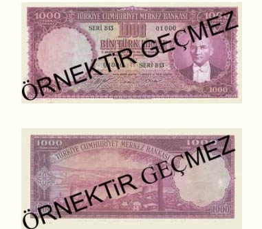 İSMET İNÖNÜ PARALARA KENDİ RESMİNİ BASTIRDI 30