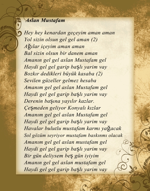 Konya türküleri-şarkıları 9