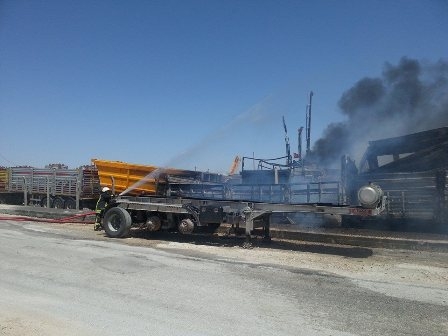 TIRSAN Sanayii'nde korkutan yangın