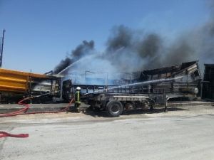 TIRSAN Sanayii'nde korkutan yangın