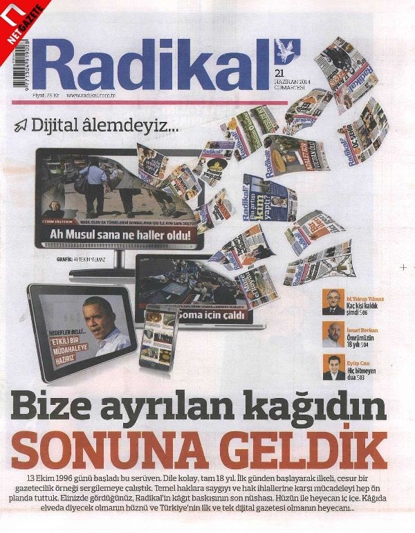 PARALEL OPERASYON GAZETE MANŞETLERİNDE 12