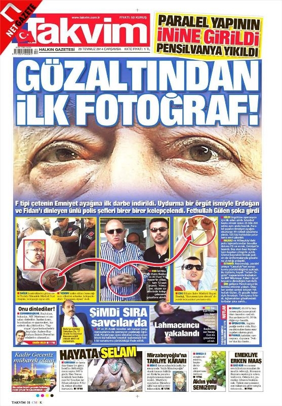 PARALEL OPERASYON GAZETE MANŞETLERİNDE 14