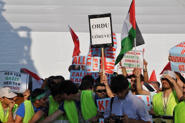 KONYA'DA GAZZE PROTESTOSU 11