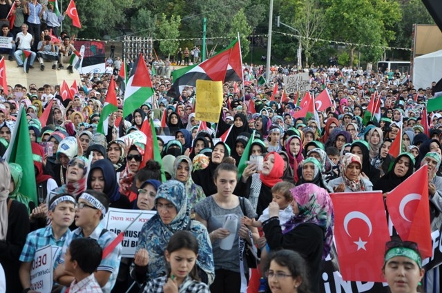 KONYA'DA GAZZE PROTESTOSU 14