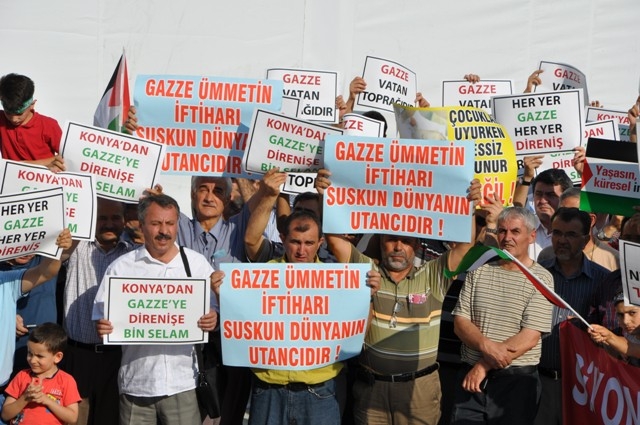 KONYA'DA GAZZE PROTESTOSU 15