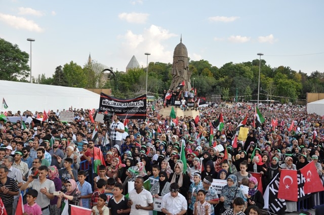 KONYA'DA GAZZE PROTESTOSU 19