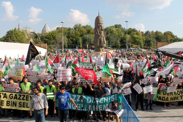 KONYA'DA GAZZE PROTESTOSU 21