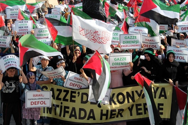 KONYA'DA GAZZE PROTESTOSU 22