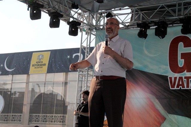 KONYA'DA GAZZE PROTESTOSU 26