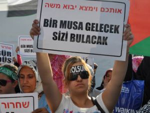 KONYA'DA GAZZE PROTESTOSU