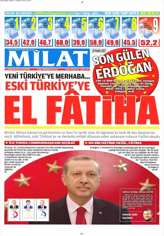 SEÇİMİ KİM, NASIL GÖRDÜ? (GAZETE MANŞETLERİ) 12